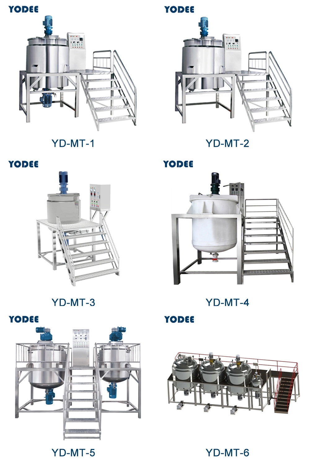 Yodee Machinery Corrosive Liquid Chemical Blending Tank Bleaching Making Machine