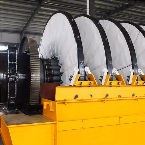 야금 및 화학 산업을 위한 디스크 진공 필터