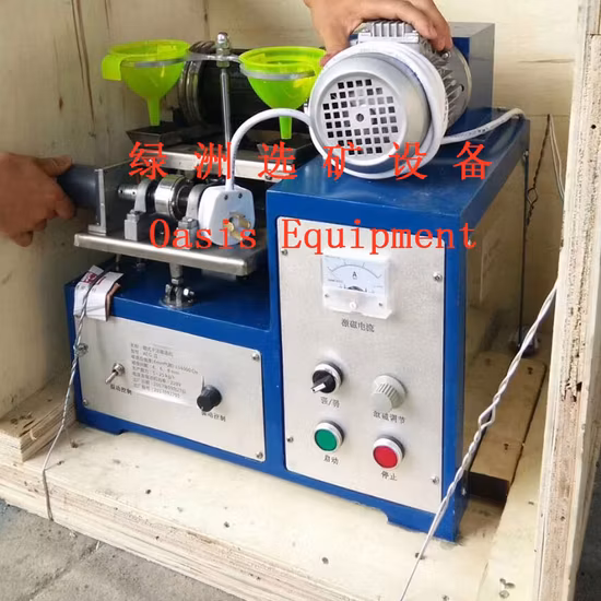 0-14000GS 조정가능한 자석 롤러 분리기 Lzcg120 실험실 건조한 자석 분리기